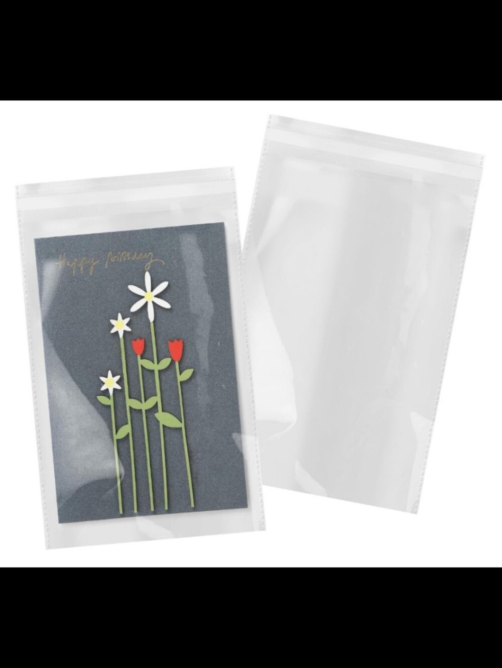 50ct, 6x9 CLEAR POLY BAGS, RESEALABLE